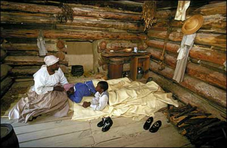 living conditions for enslaved people