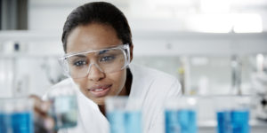 Black female scientist 