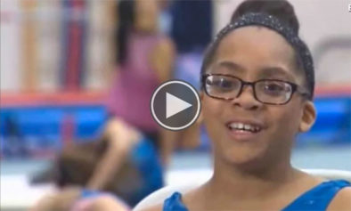 What This 11-Year-Old Is Able to Accomplish in Gymnastics After Going Blind Is Immensely Inspiring