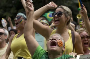 Massive Protests In Brazil Mobilizing White Elites Against President Rousseff For Trying to Help the Poor