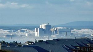 Koeberg Nuclear Power Station, about 30 kilometers north of Cape Town, is owned and operated by South Africa's power utility Eksom.