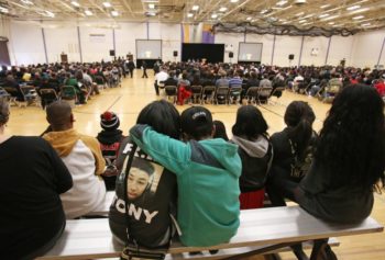 Overflow Crowd Packs Into Madison High School for Funeral of Tony Robinson, Unarmed Wisc. Teen Killed By Police