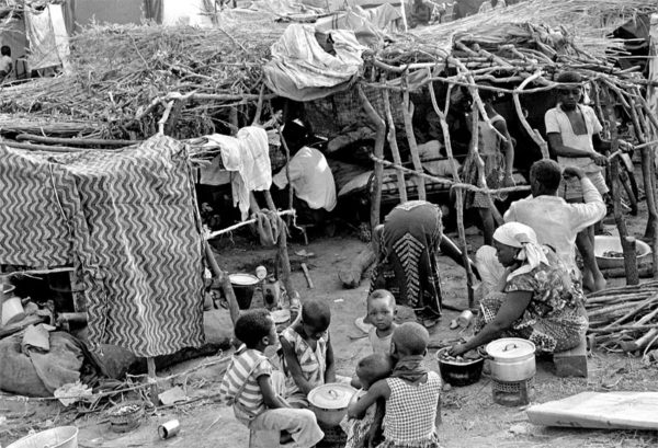 Photo of an impoverished community in the Congo