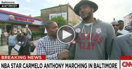 Carmelo Anthony Makes Plea for His Hometown Baltimore to Be Patient But Is That the Right Message?