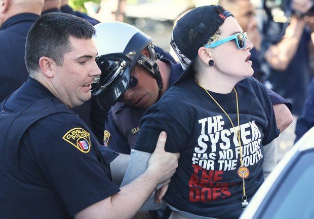 Dozens Arrested In Mostly Peaceful Protest Following Acquittal Of Cleveland Officer