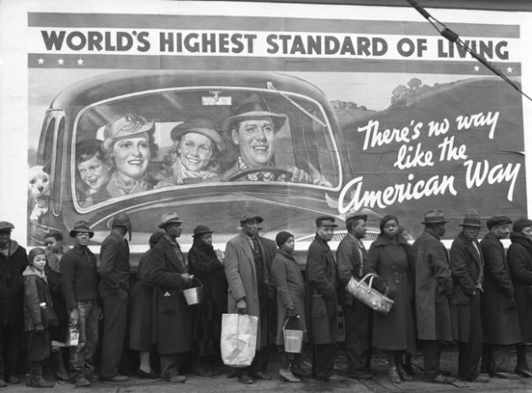 Great Depression Unemployment Line