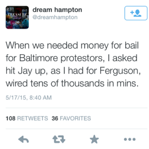 Jay z bailed out protesters 