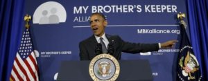 Obama delivers remarks at Lehman College in New York