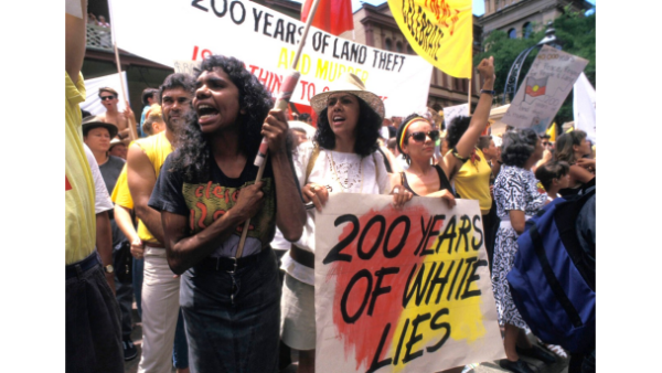 Aborigines protest