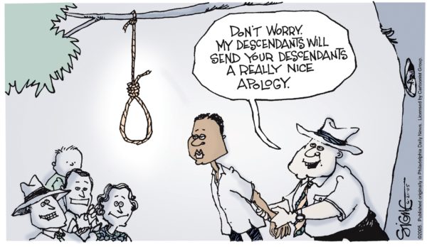 Apology Political Cartoon