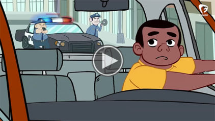 The Cartoon Re-enactment of the Interaction Between the Cops and a Black Man Is Funny but Unfortunately True