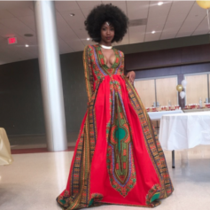 This Prom Queen's Hand-Made Gown Makes a True Statement About the Beauty of Black Culture