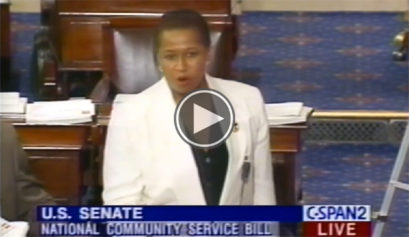 Watch the First Black Woman Who Served in the US Senate Go Off on the Confederate Flag