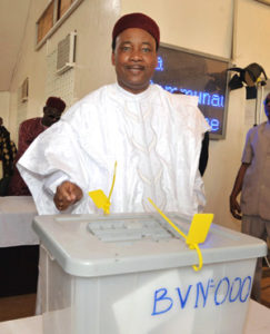 Niger's President Mahamadou Issoufou