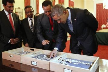 Obama Meets 'Our Oldest Ancestor' Lucy on Stop to Ethiopia