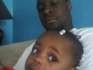 Tyree Carroll with his niece, Izaree White. (Courtesy photo) 