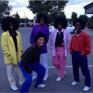 Whitworth women’s soccer team members posing in Blackface in a picture posted online