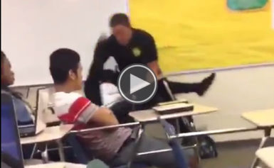 Cop Barbarically Rips Peaceful Black Teenager From Her Seat In Front Of The Entire Classroom