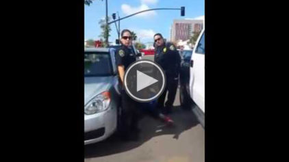 This Woman Saw Cops Brutally Handling a Homeless Person, the Way She Intervenes Is Awesome