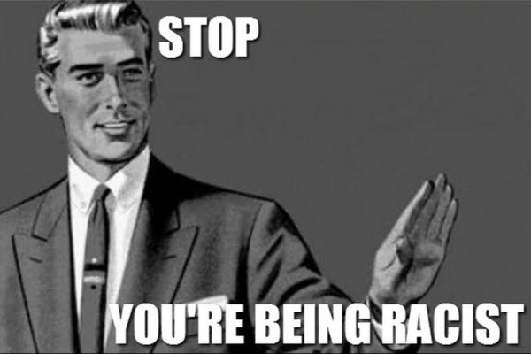 stop being racist