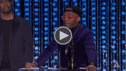 Spike Lee Blatantly Calls Out Hollywood for Lack of Diversity in Powerful Awards Speech