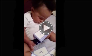 Watching This Young Black Baby Read Before He Can Walk Will Blow Your Mind