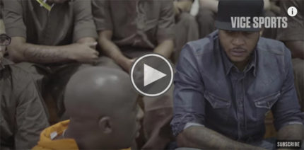 After Visiting  Rikers Island Carmelo Anthony Has a Serious Message About Prison Reform