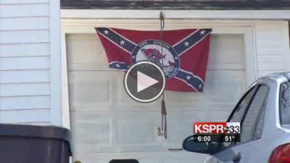 Missouri Man Puts Up a Confederate Flag with a Noose on His House, but Swears it isnâ€™t Racist