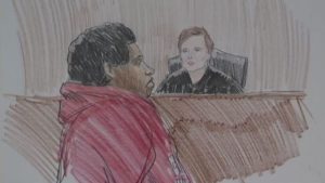 Jabari Dean in courtroom Nov. 30th. 