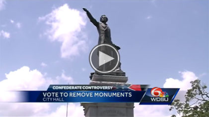 Tensions Run High as Black Citizens of New Orleans Call for the Removal of Confederate Monuments