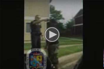 Cell Phone Video Captures Maryland Cop Violently Pointing His Gun at Black Man's Head