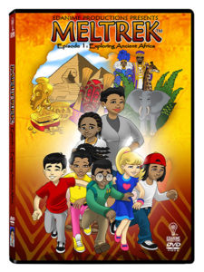 Meltrek is collection of animated musical lessons that teaches children authentic African history.