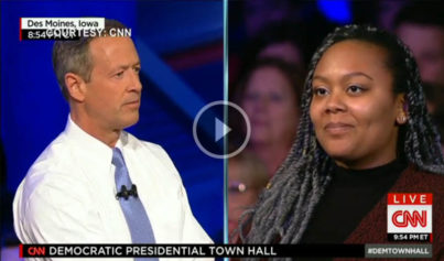 Governor O'Malley at 2016 democratic presidential town hall meeting
