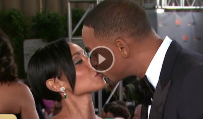Will Smith and Jada Pinkett Smith Crush All Divorce Rumors with an Adorable PDA Moment at the Golden Globes