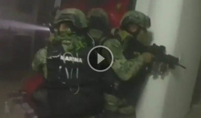 Caught on Tape: Mexican Marines Raid Drug Lord 'El Chapo's' Safe House, and It's Like a Scene from a Movie