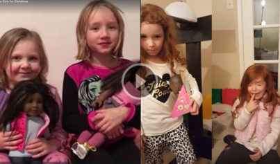 Another Mom Gives Her White Daughters Black Dolls For Christmas And Captures Their Unbelievable Reaction on Video