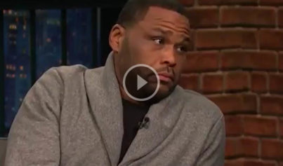 Anthony Anderson on Late Night with Seth Meyers