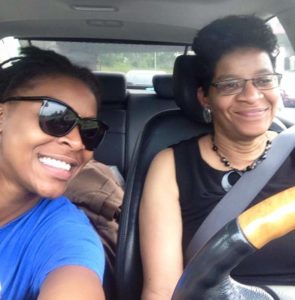 Sandra Bland, left, with her mother Geneva Reed-Veal, on a road trip just days before Bland’s death. 