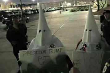 Black Protesters Dressed as KKK Stump for Trump, But Some Folks Missed the Satire