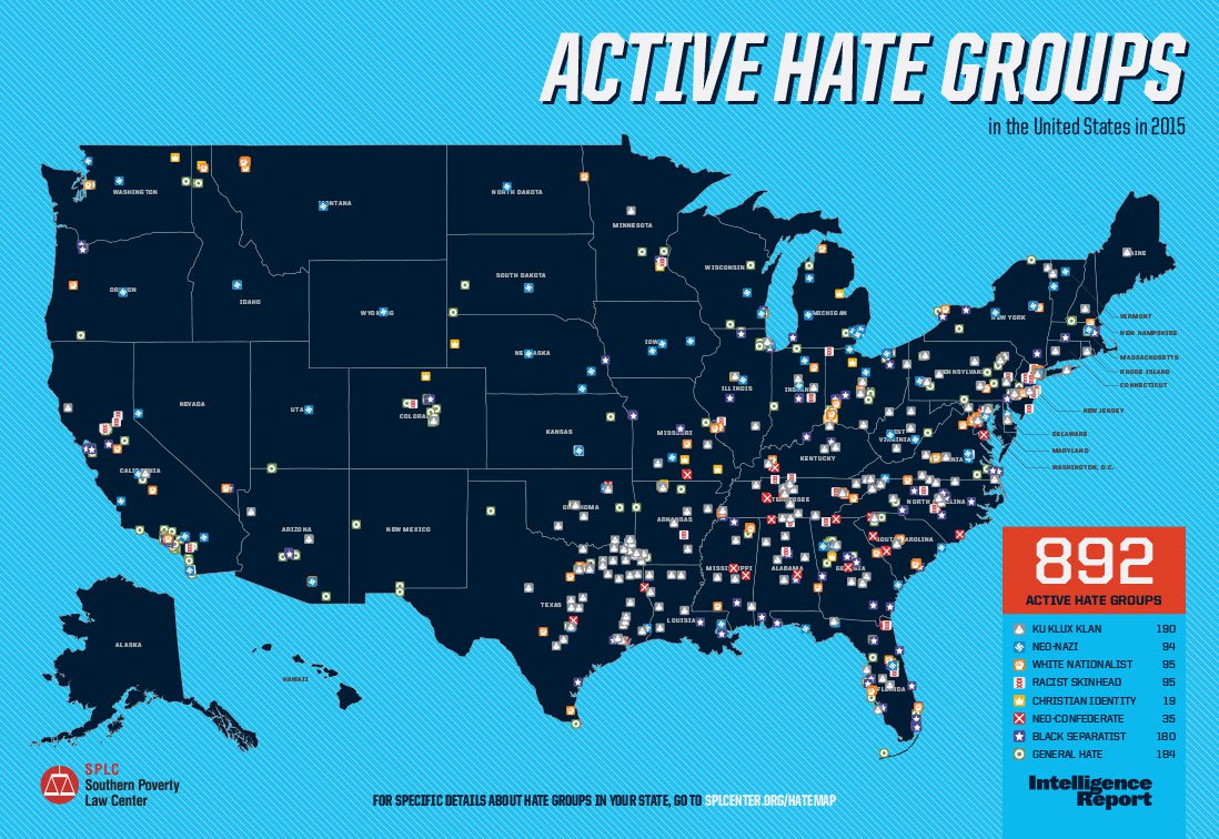 A Year of Hate: Southern Poverty Law Center Sounds the Alarm on the ...