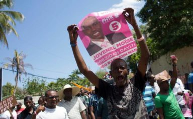 Haiti Presidential Candidate Supporters Protest to Demand the PublishingÂ of Â Upcoming Election Dates