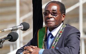 Zimbabwe President Robert Mugabe 
