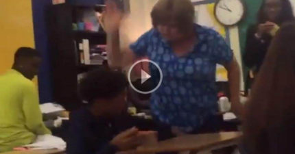Video shows Texas teacher hitting student