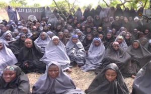 Nigerian girls captured by Boko Haram
