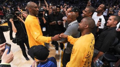 Kobe Bryant's Record-Setting Finale Puts a Smile on Kanye West's Face