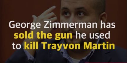 George Zimmerman Sells Gun Used to Kill Trayvon Martin in Auction
