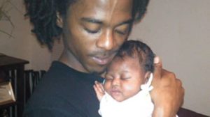 Joshua Lewis Blunt and his 8-month-old daughter, Shania Rihanna Caradine. Photo courtesy of WAPT.com