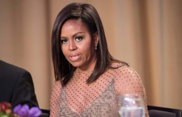 Michelle Obama's Givenchy Dress Draws Attention Away from Larry Wilmore's N-word Joke at WHCD