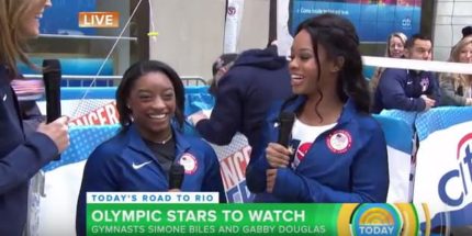 Reporter Attempts to Pit Gabby Douglas and Simone Biles Against Each Other, And Fails