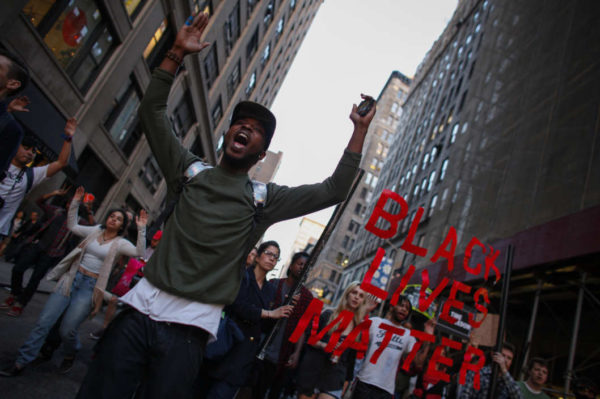 NYC protesters demonstrate in solidarity in Baltimore